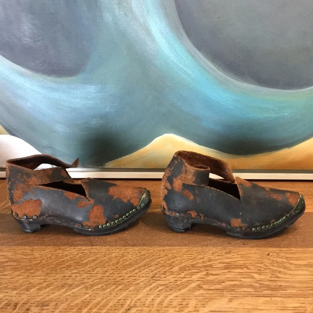 Antique Victorian Edwardian Child Shoes - Picture 8 of 8